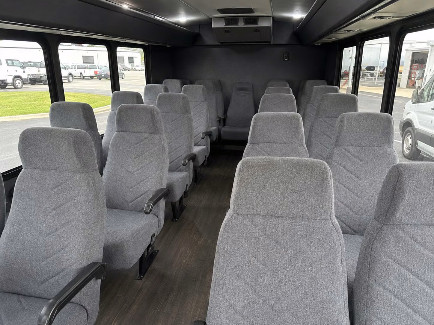 18 passenger minibus inside