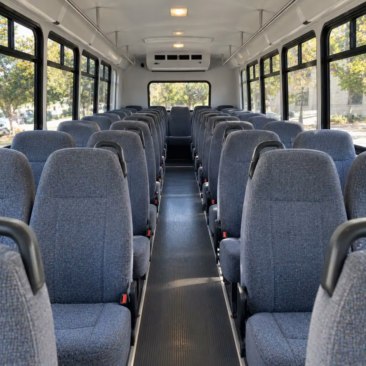 25 passenger minibus interior