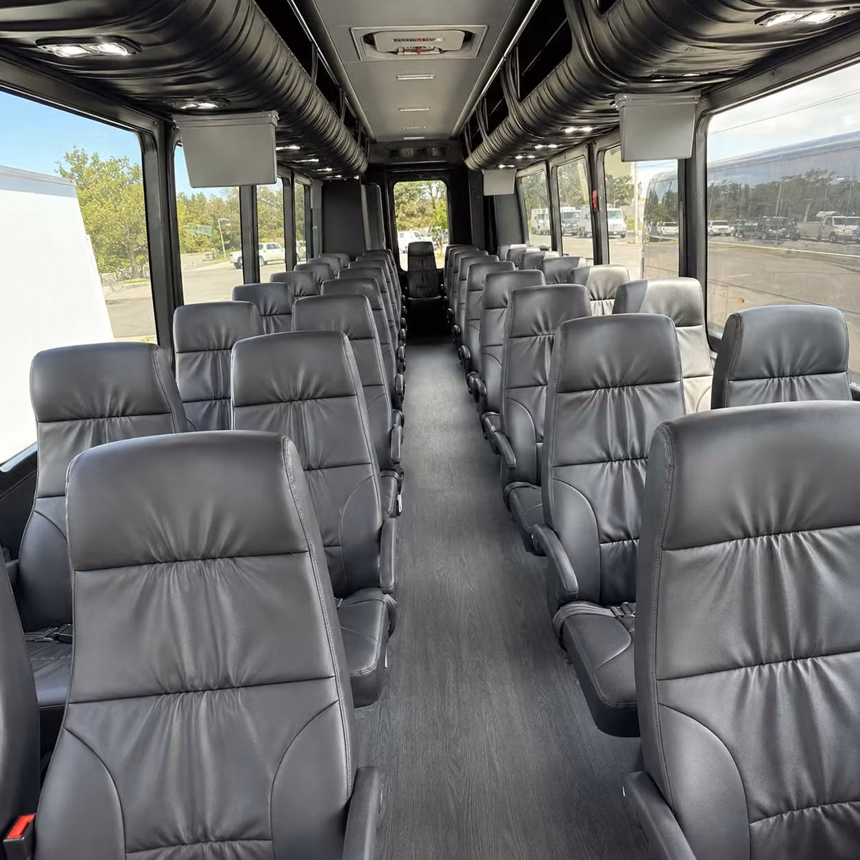 35 passenger minibus inside
