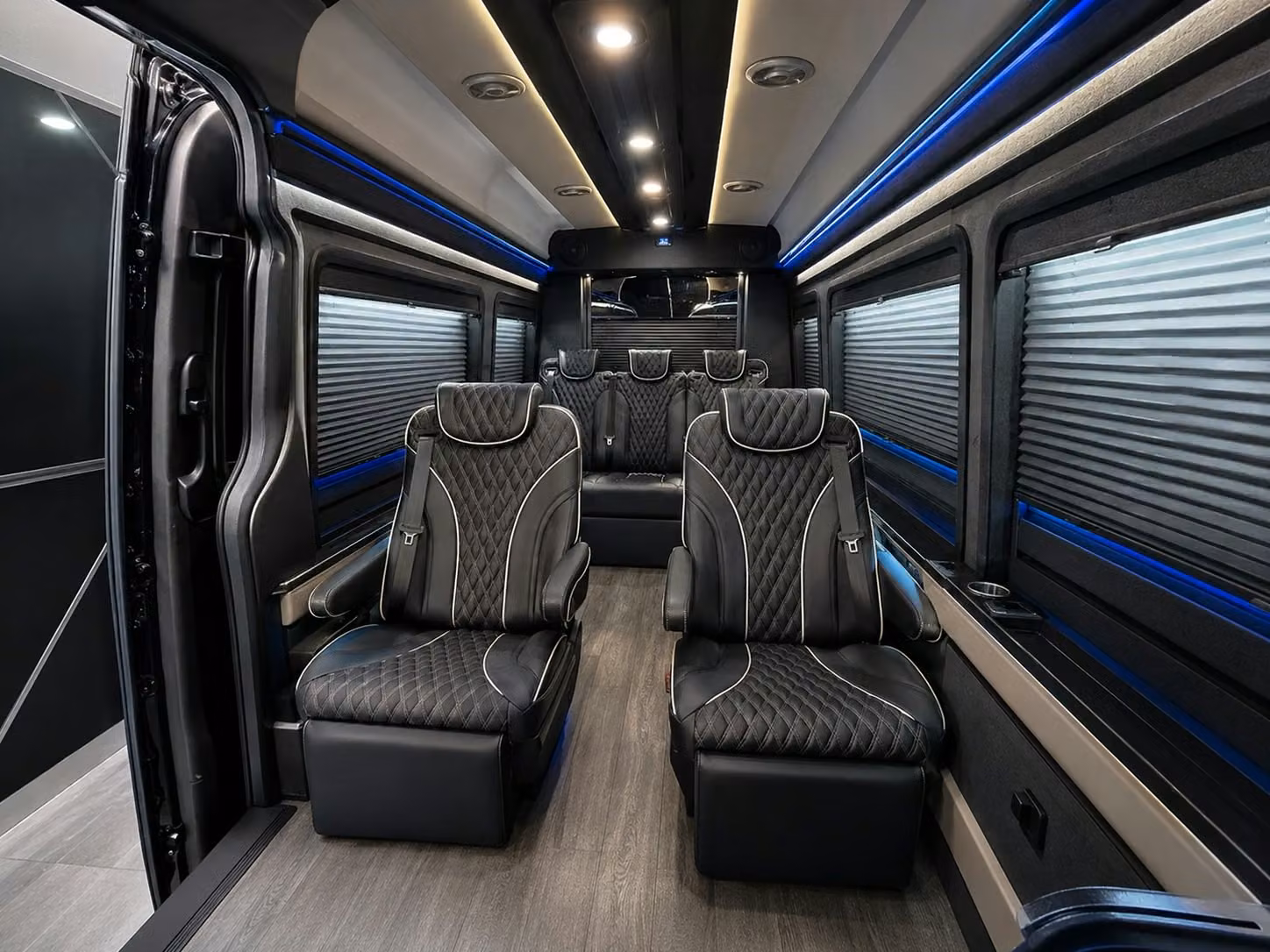 compare airport transportation vehicles for every group size in fishers