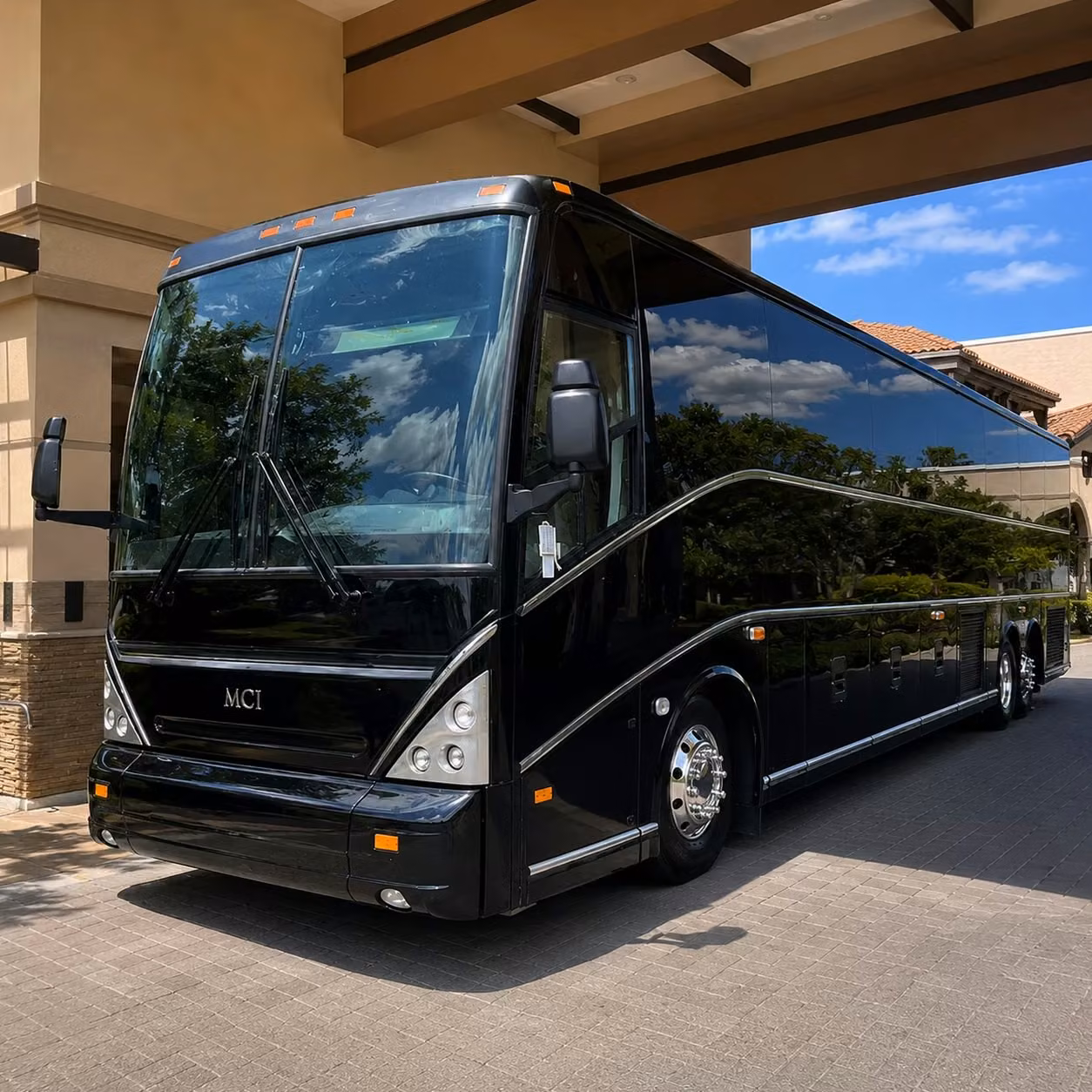 concert and sporting event bus rentals in fishers indiana