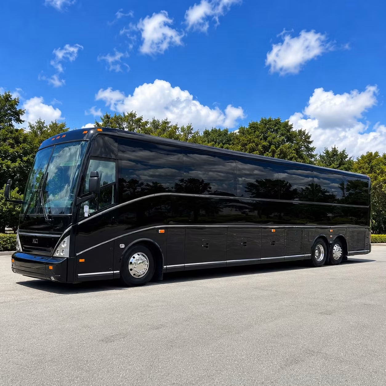 fishers 56 passenger charter bus rental