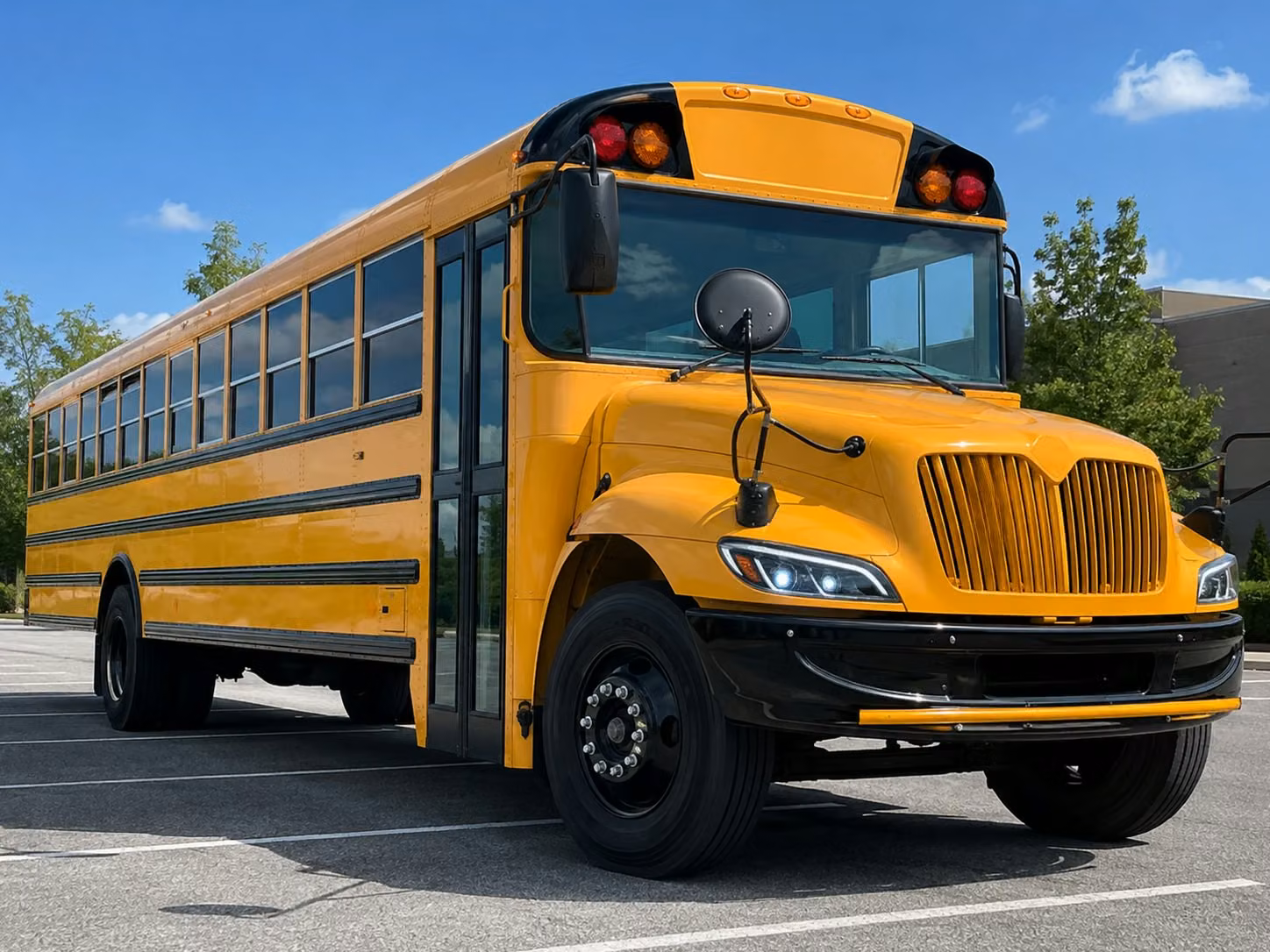 fishers school bus rental